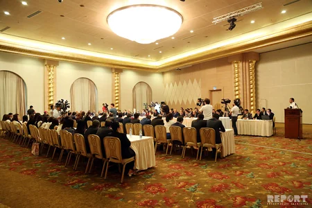 Dini Qurumlarla İş üzrə Dövlət Komitəsinin yaradılmasının 15 illiyi ilə bağlı konfrans keçirilib - FOTO