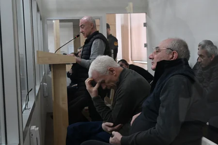 Состоялось очередное судебное заседание по уголовному делу армян, обвиняемых в военных преступлениях