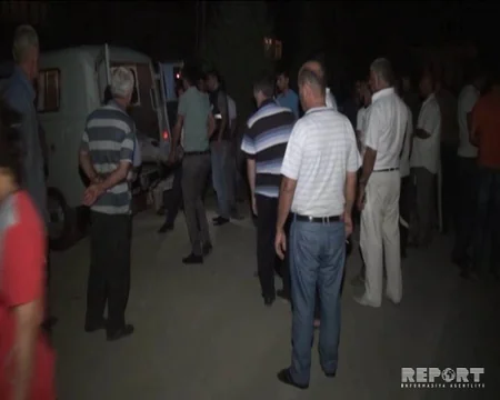 Goranboyda toqquşan iki avtomobildən biri piyadanı vuraraq öldürüb - ƏLAVƏ OLUNUB - FOTO