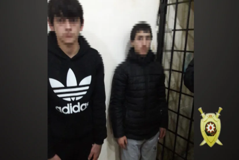 Bakıda market və apteklərdən oğurluq edən yeniyetmələr tutulublar - FOTO