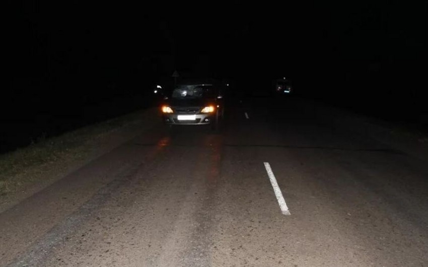 Yevlaxda avtomobilin vurduğu piyadanı digər avtomobil 40 metr sürüyüb - YENİLƏNİB