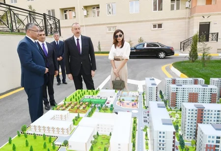President Ilham Aliyev inaugurated Gobu Park-2 residential complex for IDPs in Garadagh district