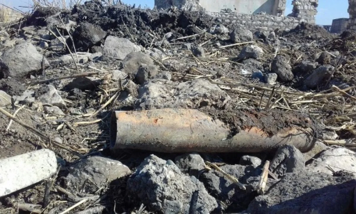 Cocuq Mərcanlıda 1 013 ədəd qəlpə, 1 ədəd partlamış Qrad raketi aşkarlanıb