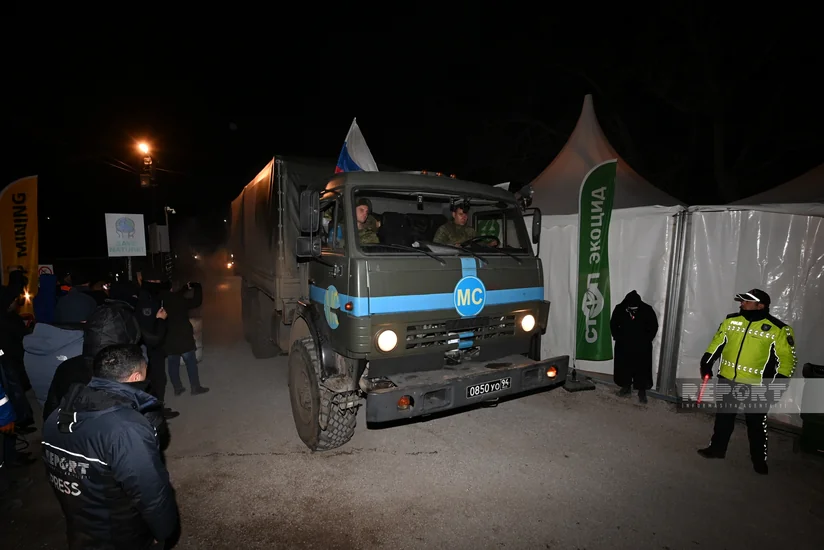 По дороге Ханкенди-Лачын беспрепятственно проехали 15 автомобилей снабжения миротворцев