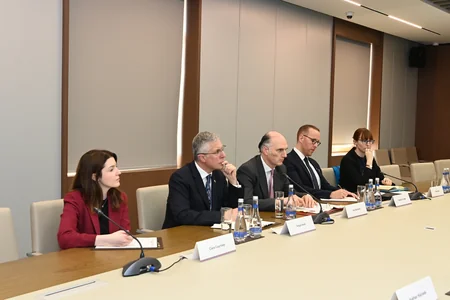 Jeyhun Bayramov informs Leo Docherty about agenda of normalization with Armenia