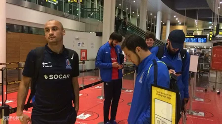 UEFA Millətlər Liqasında Farer adaları ilə səfər oyununa yollanan Azərbaycan yığması Kopenhagenə çatıb - FOTO