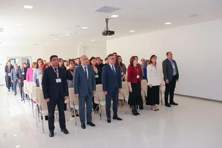 Abşeron RMX-də Heydər Əliyevin 100 illik yubileyinə həsr edilmiş konfrans keçirilib