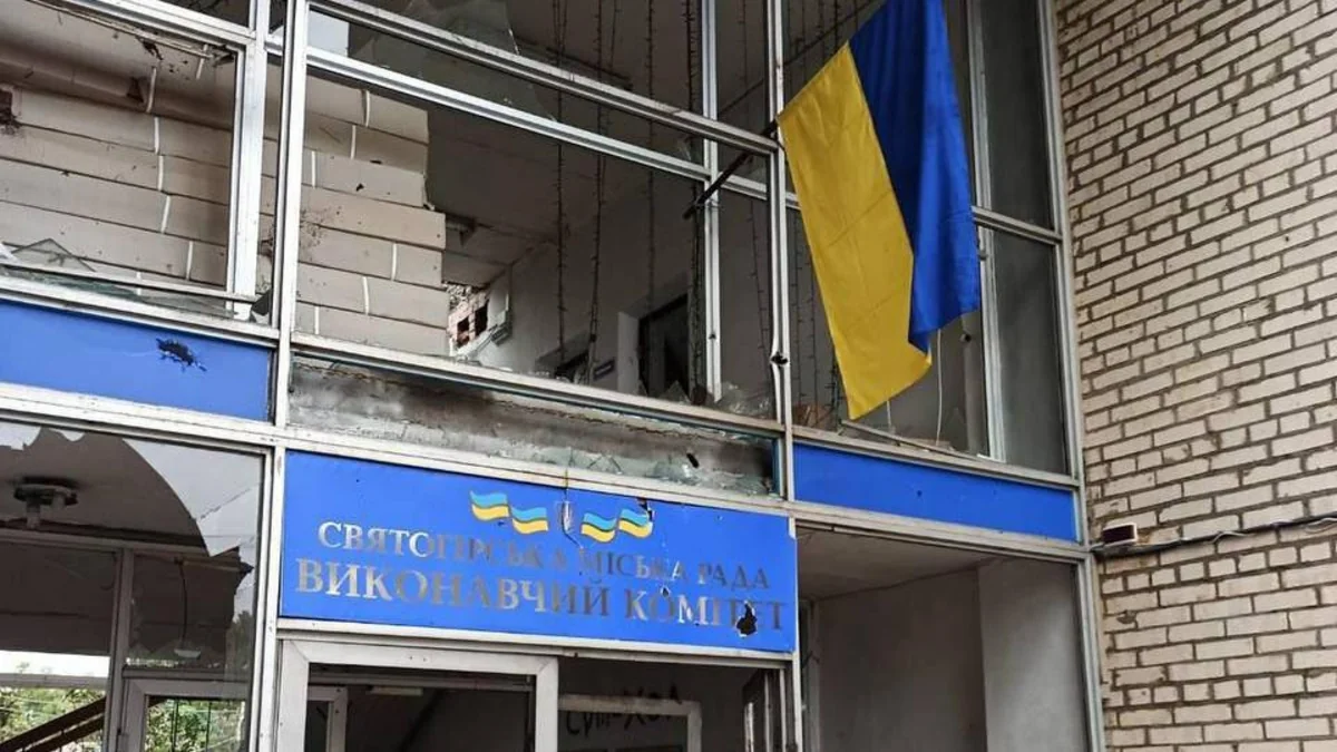 Украинские военные зашли в город Святогорск Донецкой области