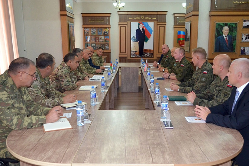 Milli Müdafiə Universitetində Polşa nümayəndə heyəti ilə görüş keçirilib