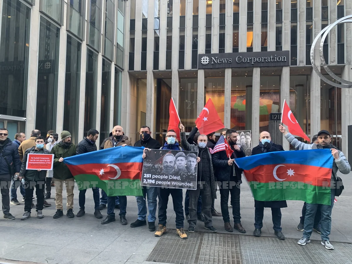 Azərbaycan və Türkiyə icmaları ABŞ-da birgə etiraz aksiyası keçirdilər   