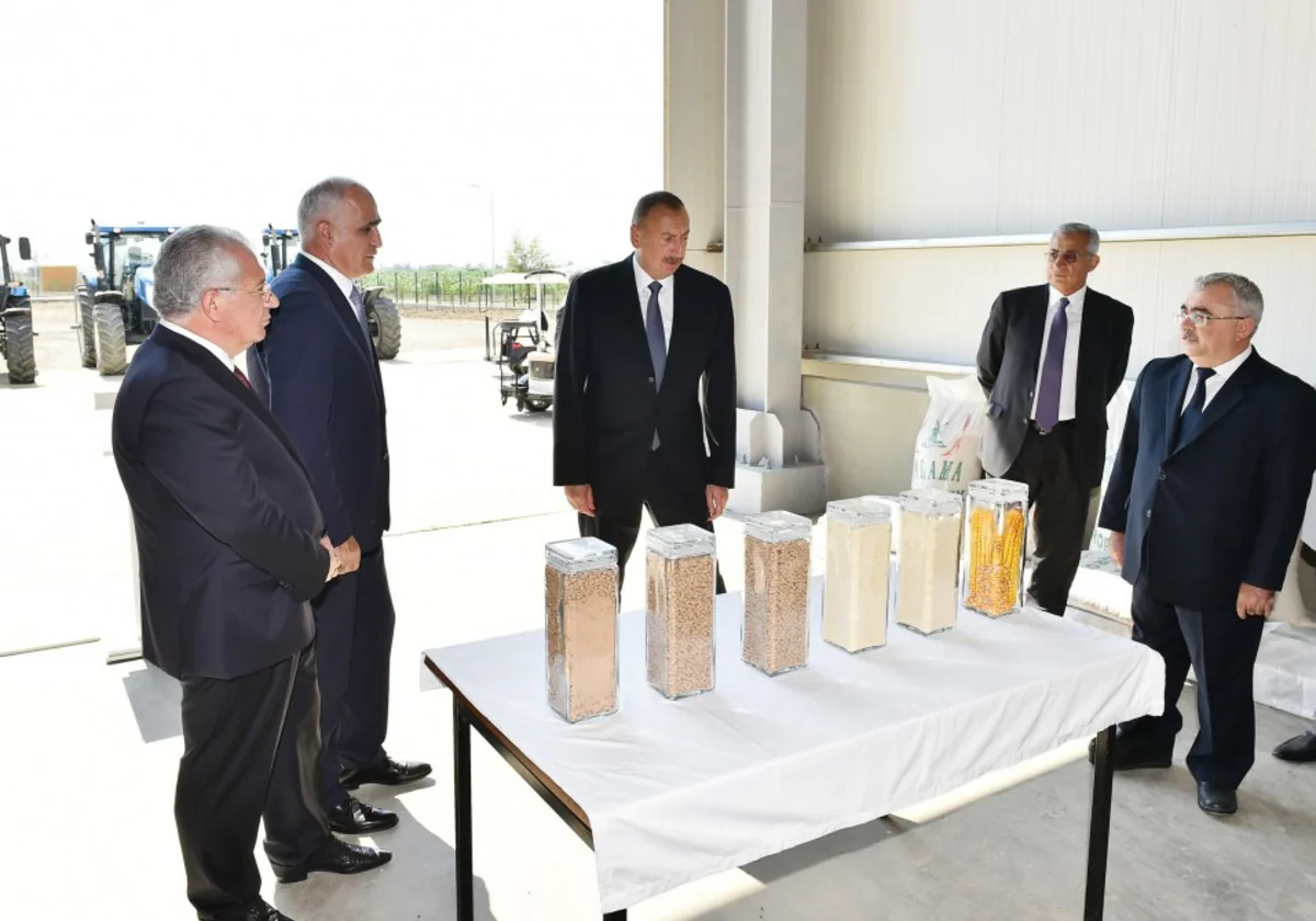 President Ilham Aliyev inaugurated Yalama Agropark