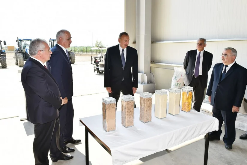 President Ilham Aliyev inaugurated Yalama Agropark