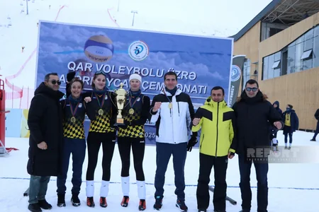 Qar voleybolu üzrə Azərbaycan çempionatının mükafatçıları bəlli olub