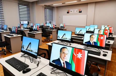 Prezident və birinci xanım Tədris və Xidmət Kompleksinin açılışında iştirak ediblər