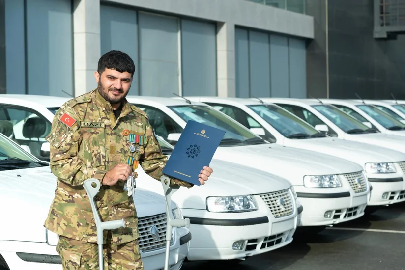 Vətən müharibəsi qazilərinə daha 50 avtomobil verilib