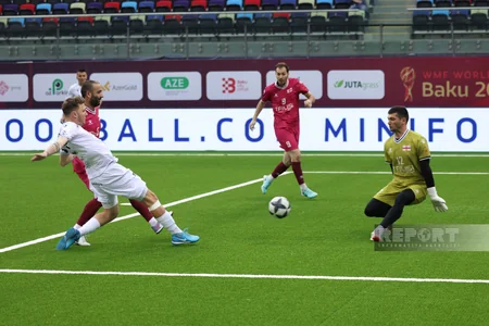 Çexiya millisi Bakıda keçirilən minifutbol üzrə dünya çempionatında qrupu lider tamamlayıb