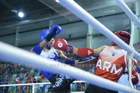 MDB Oyunları: Azərbaycan idmançısı ermənini nokauta salıb