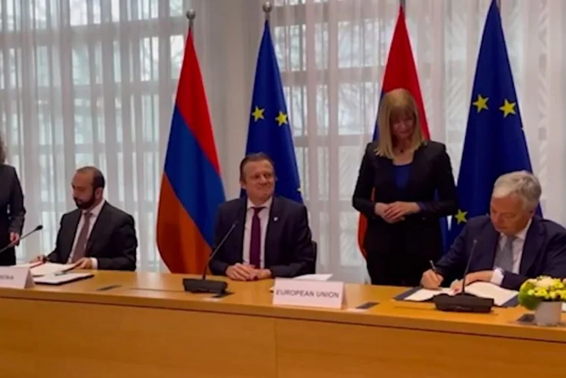 Brüsseldə Aİ və Ermənistan arasında “Eurojust” çərçivəsində əməkdaşlıq sazişi imzalanıb