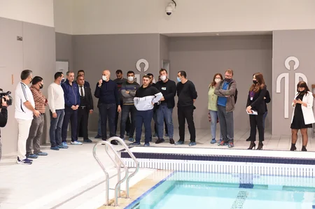 Su İdmanı Sarayında jurnalistlər üçün tanışlıq turu təşkil olunub