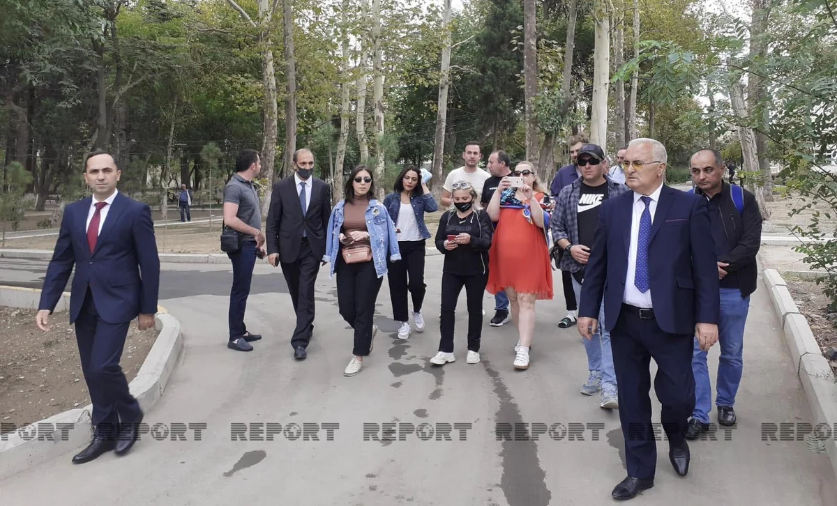 Georgian journalists visit Ganja