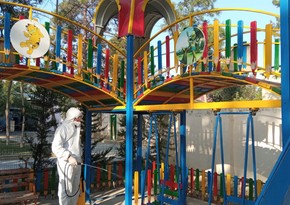 Zərdabda pandemiya əleyhinə dezinfeksiya işləri davam edir