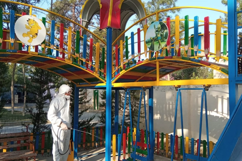 Zərdabda pandemiya əleyhinə dezinfeksiya işləri davam edir