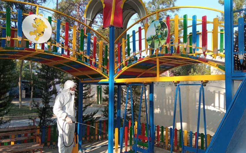 Zərdabda pandemiya əleyhinə dezinfeksiya işləri davam edir