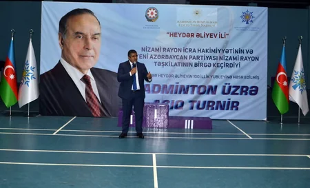 Nizami rayonunda “Heydər Əliyev İli” çərçivəsində Badminton üzrə açıq turnir keçirilib