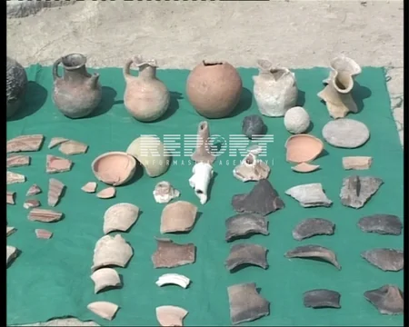 ​Bərdədə qala divarları aşkar edilib - FOTO