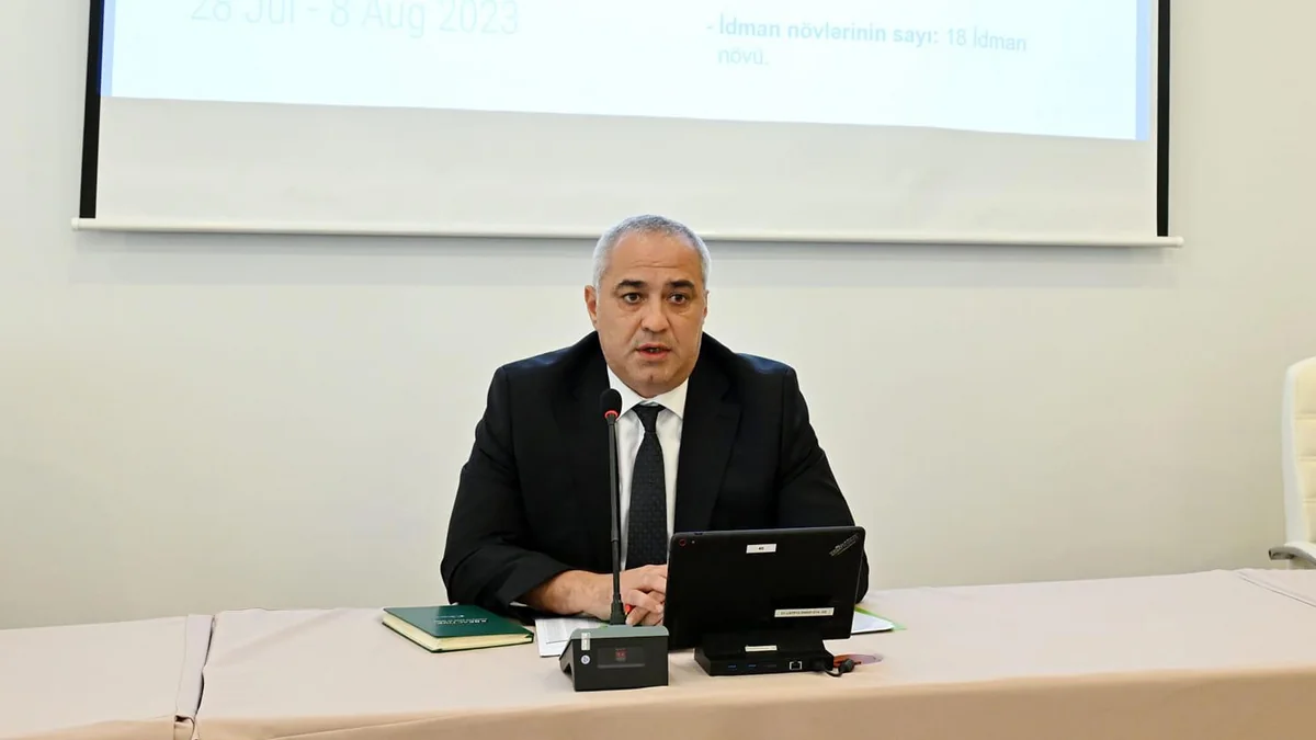 Universiadaya hazırlıqla bağlı federasiya nümayəndələri ilə görüş keçirilib