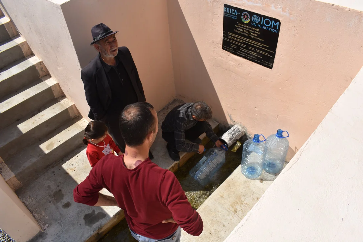International Organization for Migration restores 3 more kahrizes in Aghdam