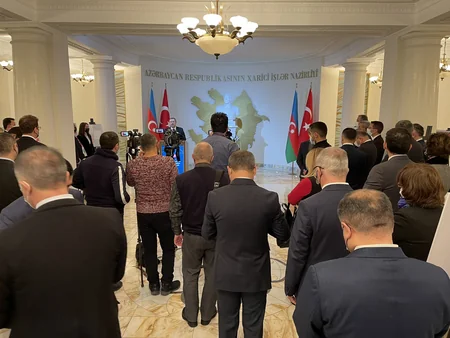 Anniversary of establishing diplomatic relations with Turkey marked at Azerbaijan's Foreign Ministry