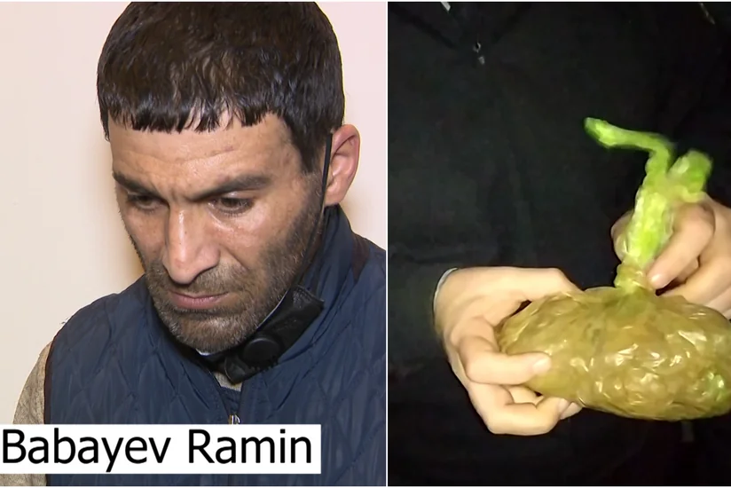 Abşeronda komendant postundan narkotik keçirmək istəyən şəxs saxlanıldı