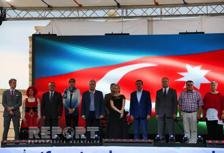 Gəncədə Azərbaycan - Avropa İttifaqı münasibətlərinin 25 illiyi təntənəli şəkildə qeyd olunub - FOTO