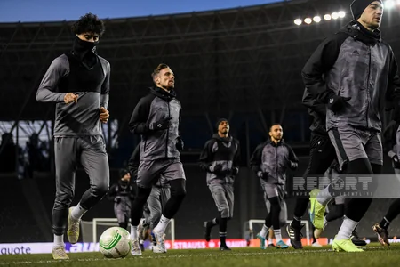 Qarabağ Gentlə oyun öncəsi son məşqə çıxıb