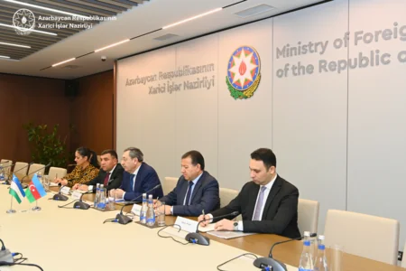 Azərbaycanla Özbəkistan arasında ikitərəfli əməkdaşlıq müzakirə olunub