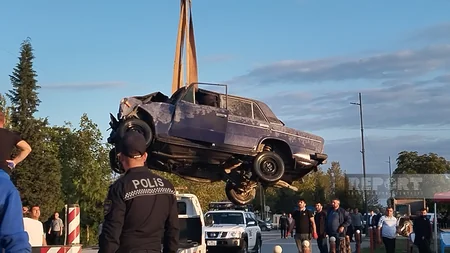 Xaçmazda sel sularının dağıtdığı körpü ilə bağlı müvəqqəti qərargah yaradılıb