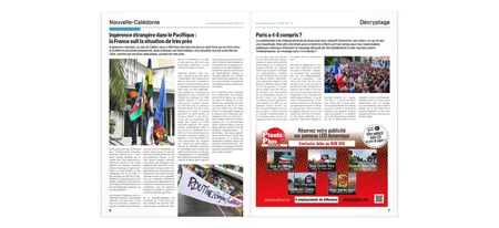 New Caledonia’s magazine publishes article titled Foreign interference in Pacific: France monitoring situation
