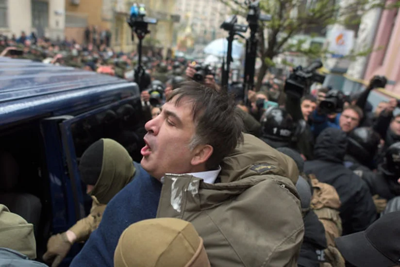 Полиция осмотрела личные вещи Саакашвили