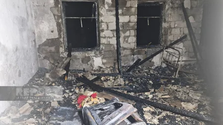 Kürdəmirdə evdə partlayış yanğına səbəb olub