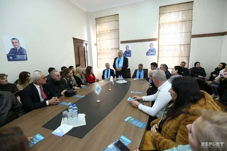 Deputatlığa namizəd Rauf Nağıyevin seçicilərlə növbəti görüşü keçirilib