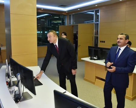 Prezident İlham Əliyev Ceyranbatan Ultrasüzgəcli Sutəmizləyici Qurğular Kompleksinin açılışında iştirak edib