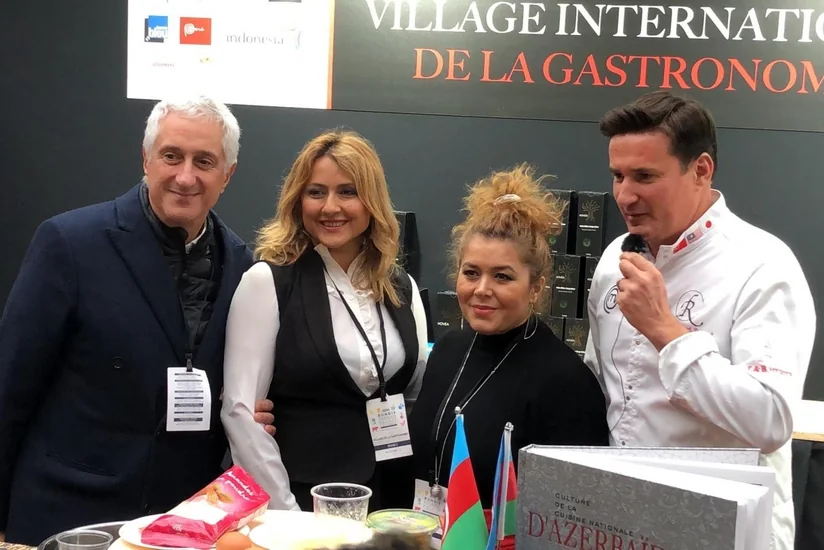 Azərbaycan mətbəxi Parisdə beynəlxalq festivalda nümayiş olunur - FOTO