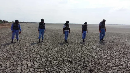 Biləsuvarda 81 ədəd partlamamış hərbi sursat aşkarlanıb - FOTO