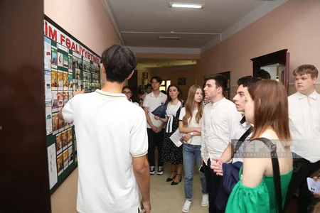 İrpen məktəbinin şagirdləri Akademik Zərifə Əliyeva adına liseydə olublar