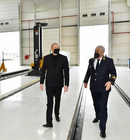 “Azərbaycan Dəmir Yolları” QSC-nin Gəncə lokomotiv deposu istismara verilib