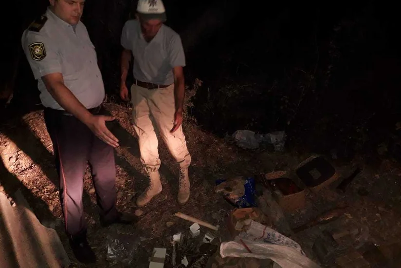 Qazaxın “Asfalt zavod” adlanan ərazisində çoxlu sayda silah-sursat tapılıb - FOTO