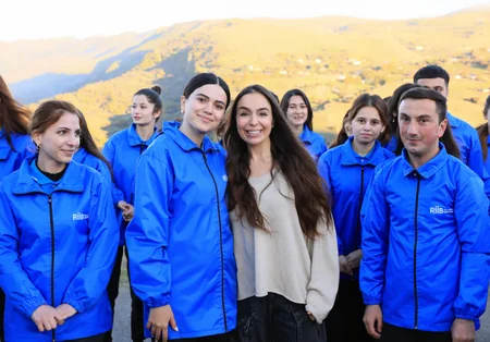 Vice-President of Heydar Aliyev Foundation Leyla Aliyeva participates in tree-planting campaign in Lerik