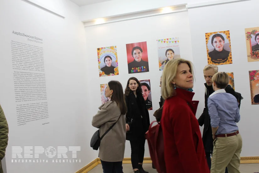 В Москве состоялось открытие выставки азербайджанского художника - ФОТО