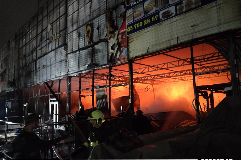 “EuroHome”da növbəti yanğın  - YENİLƏNİB-4 - VİDEO